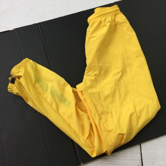 yellow track pants womens